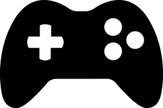 Gamepad Controller Sketch Style Svg Vector, Free Vectors File
